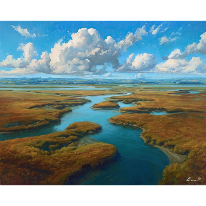 RIVER FLATS AT REST - Paint by Numbers Full Kit