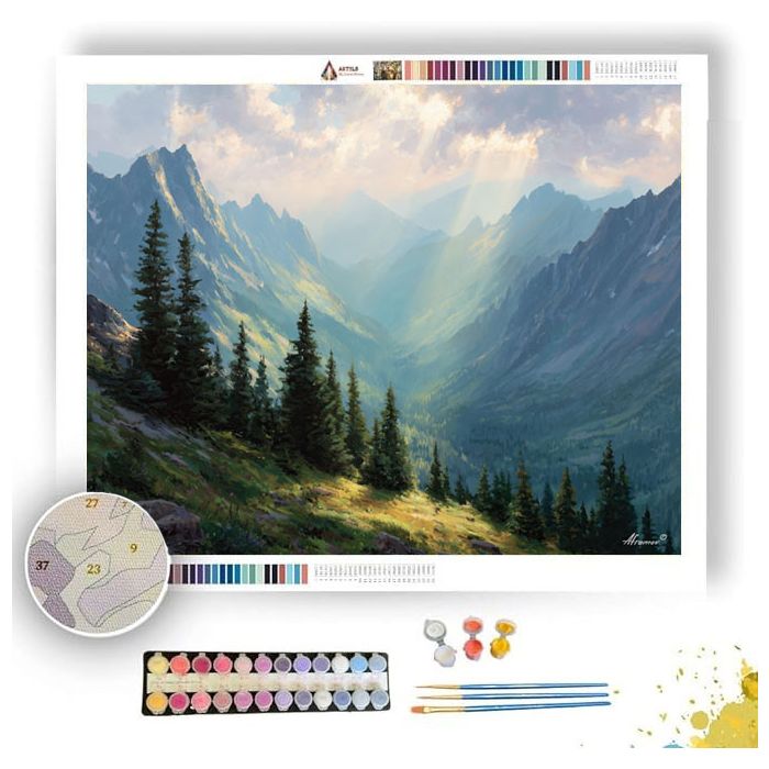 SKYLUME RIDGE - Paint by Numbers Full Kit