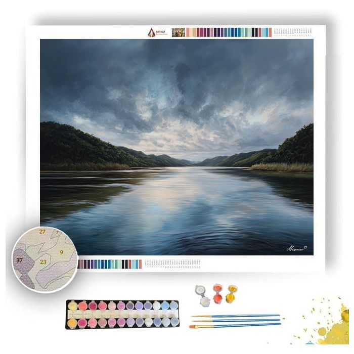 SLOW CURRENT INLET - Paint by Numbers Full Kit