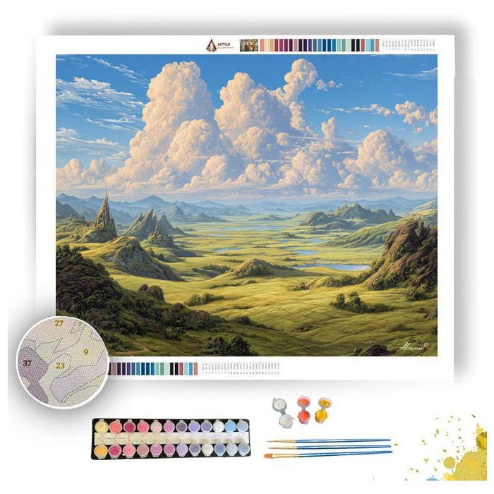SOFTDAY LAND EXPANSE - Paint by Numbers Full Kit