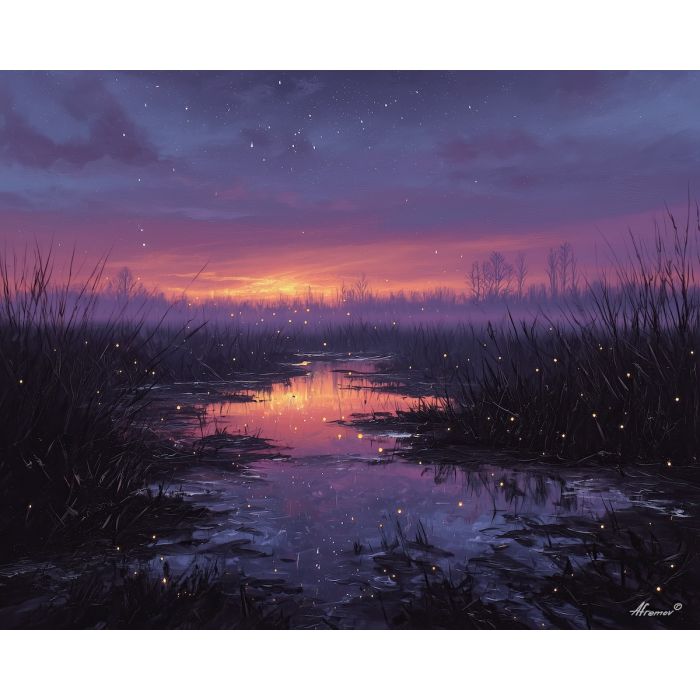 STARFALL MARSH - Paint by Numbers Full Kit