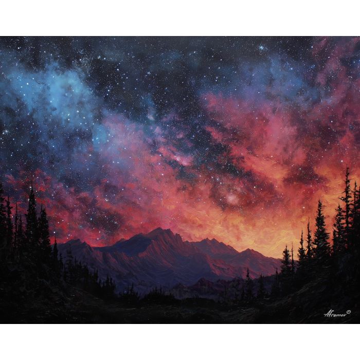 STARQUIET RIDGESCAPE - Paint by Numbers Full Kit