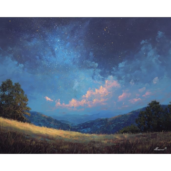 STARSONG HILLSIDE - Paint by Numbers Full Kit