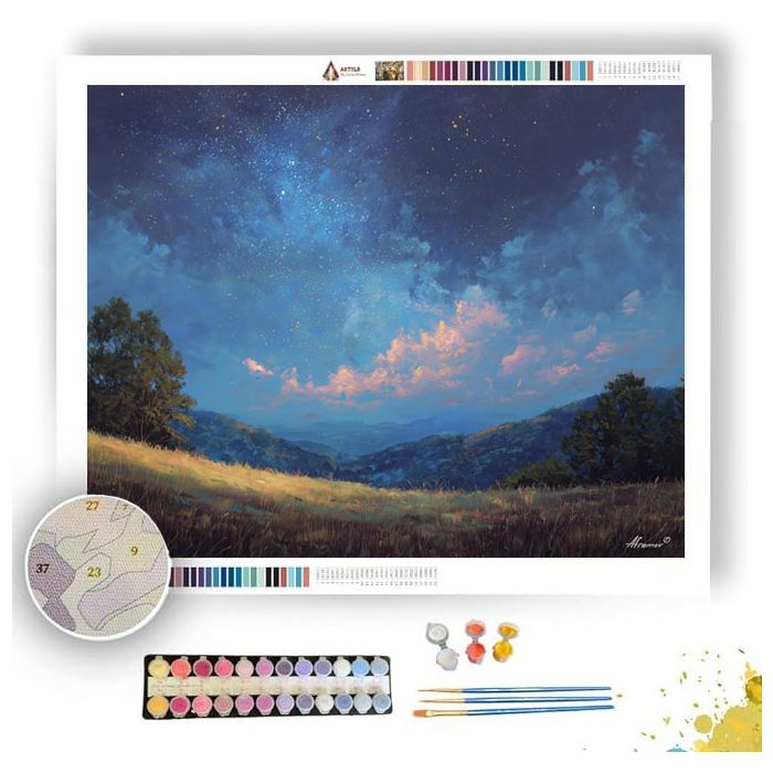 STARSONG HILLSIDE - Paint by Numbers Full Kit