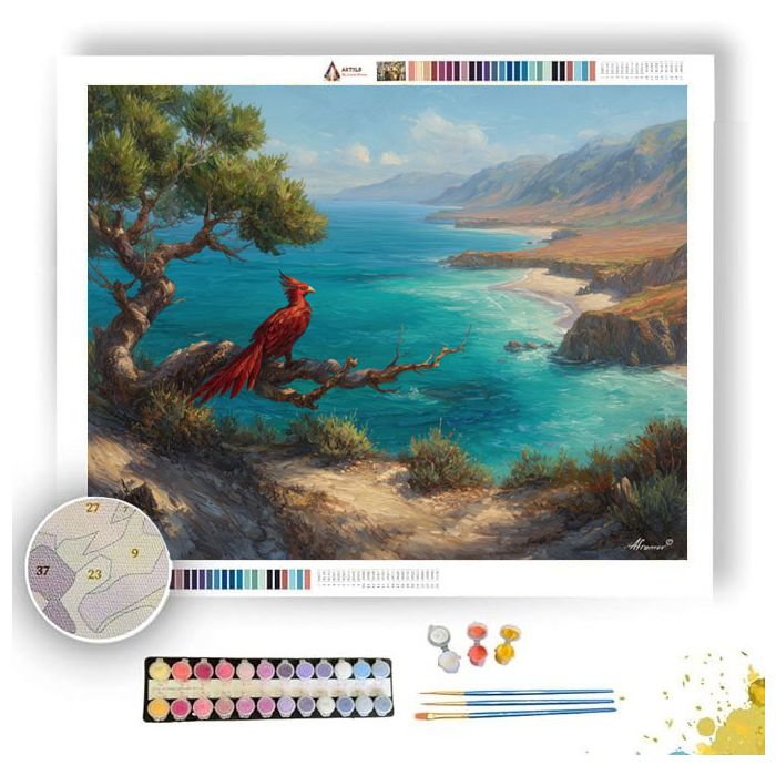 SUNFEATHER PHOENIX SHORE - Paint by Numbers Full Kit