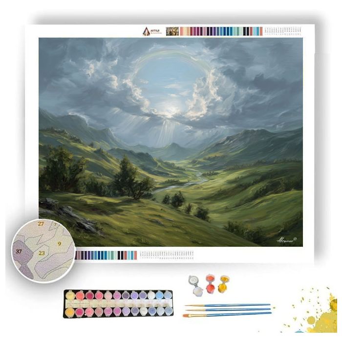 SUNHALO VALLEY DRIFT - Paint by Numbers Full Kit