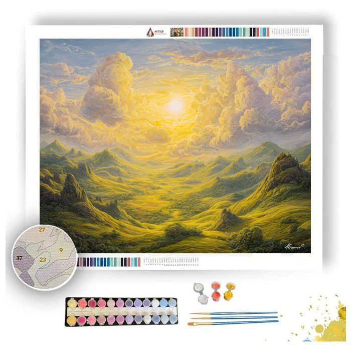 SUNLACE VALLEY AWAKENING - Paint by Numbers Full Kit