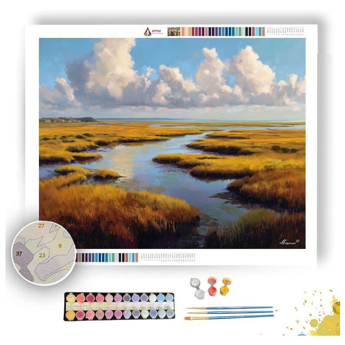 SUNLUME COASTAL FLATS - Paint by Numbers Full Kit