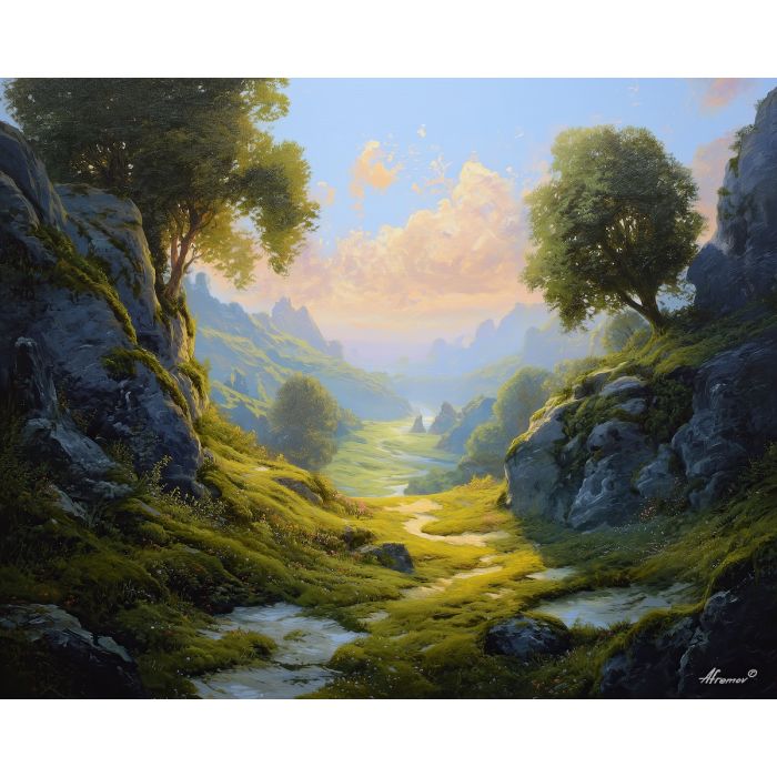 SUNLUME VALLEY FLOOR - Paint by Numbers Full Kit