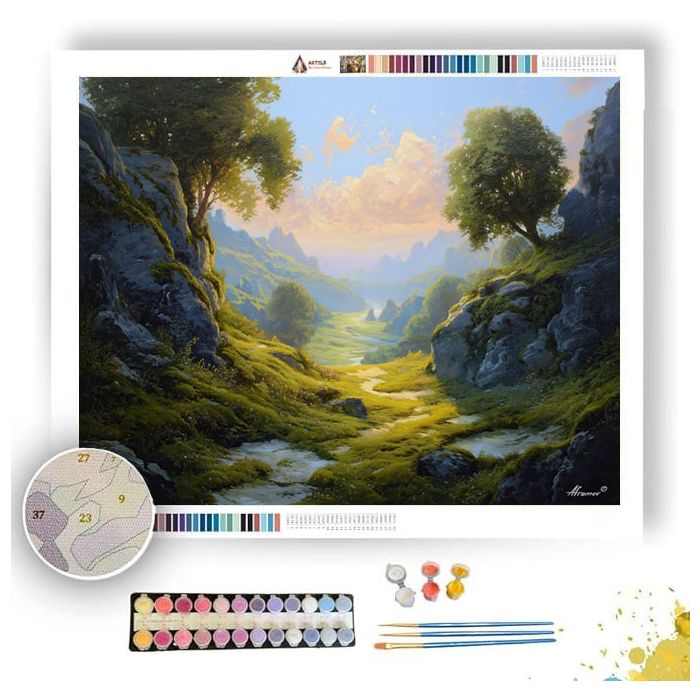SUNLUME VALLEY FLOOR - Paint by Numbers Full Kit