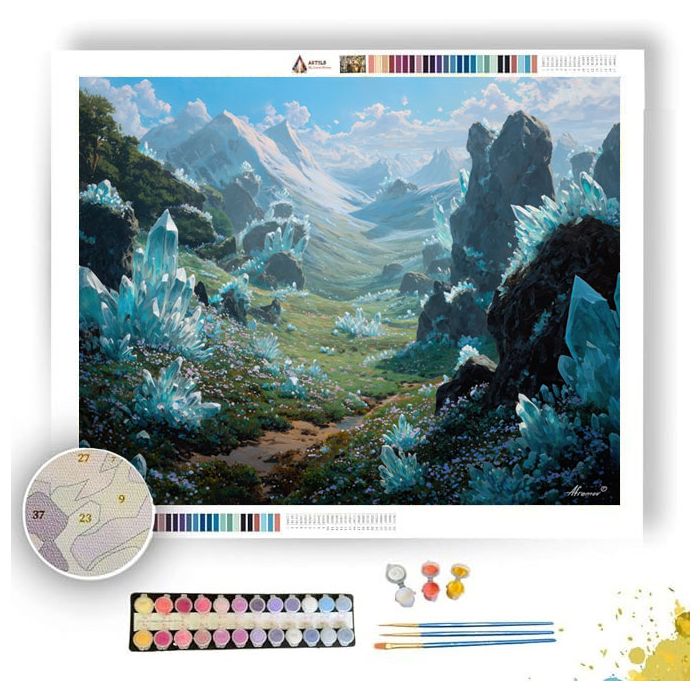 SUNVEIL CRYSTAL VALLEY - Paint by Numbers Full Kit