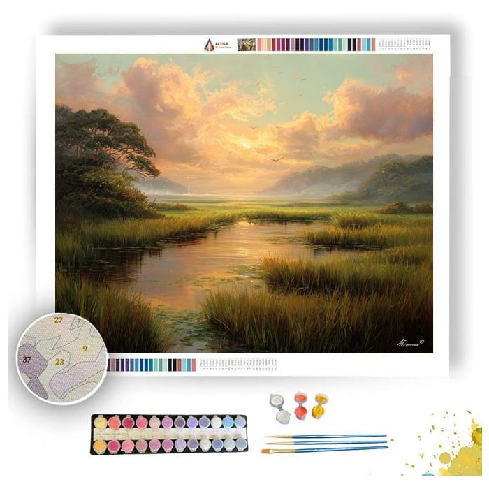 SUNVEIL MARSHLAND - Paint by Numbers Full Kit