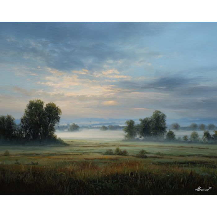VEIL OF MORNING LOWLAND - Paint by Numbers Full Kit