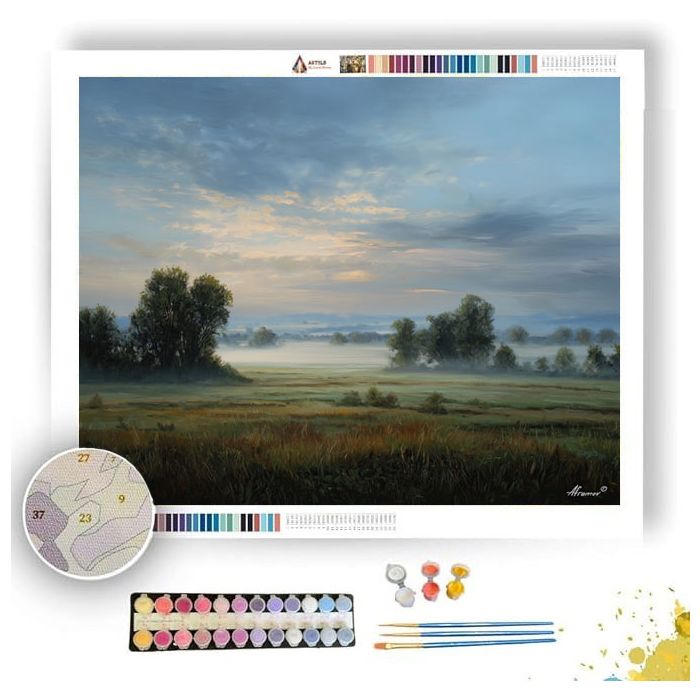 VEIL OF MORNING LOWLAND - Paint by Numbers Full Kit