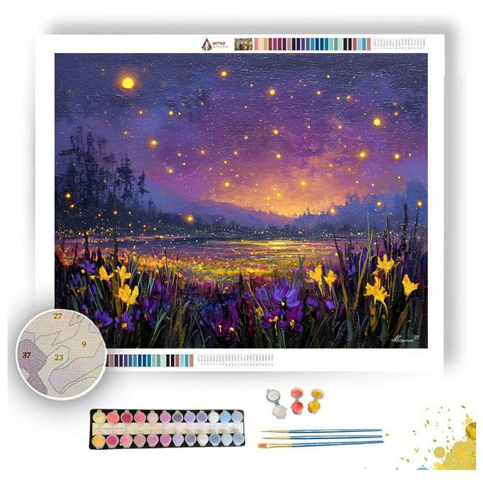 VELARIAN NIGHT MEADOW - Paint by Numbers Full Kit