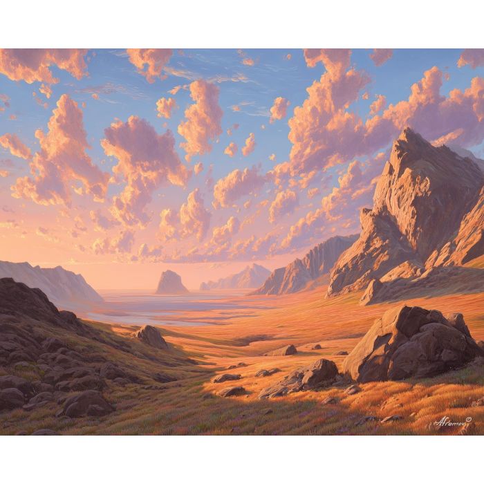 WARMHORIZON EXPANSE - Paint by Numbers Full Kit