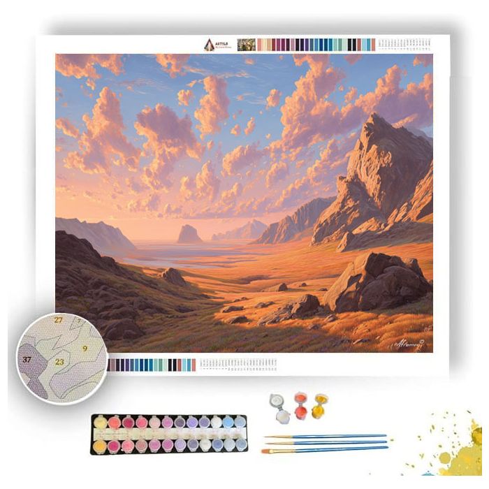 WARMHORIZON EXPANSE - Paint by Numbers Full Kit