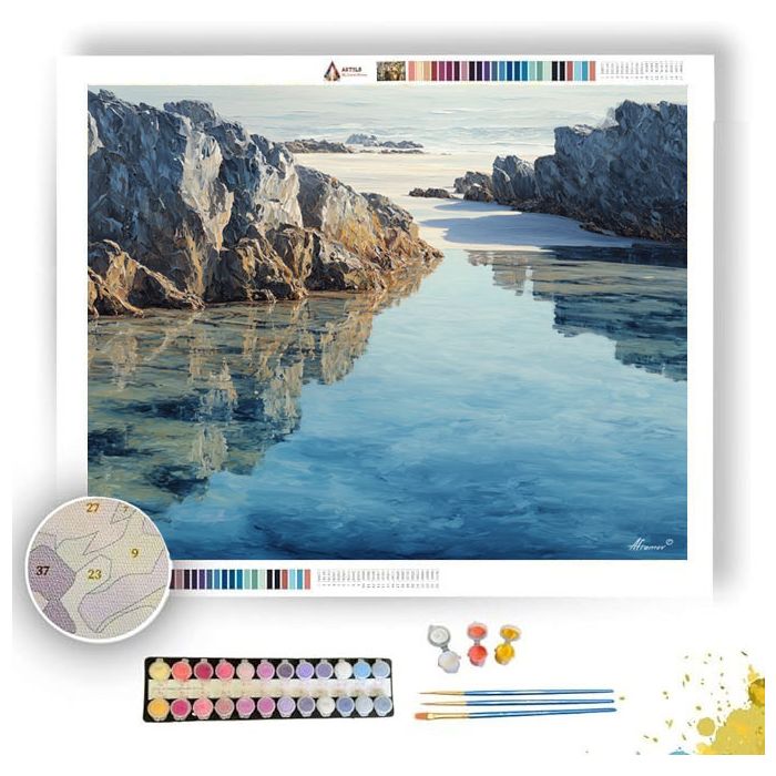 WATER MIRROR SHORE - Paint by Numbers Full Kit
