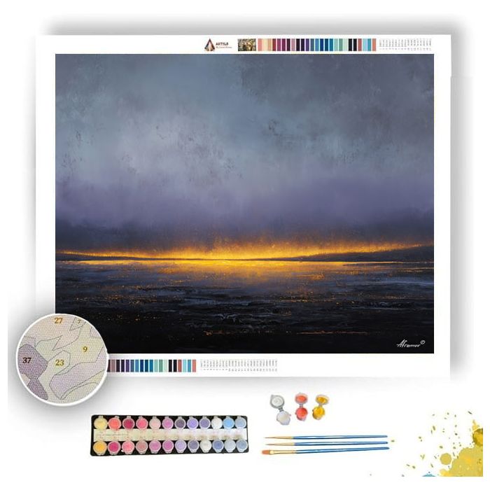 GOLD HORIZON EDGE - Paint by Numbers Full Kit
