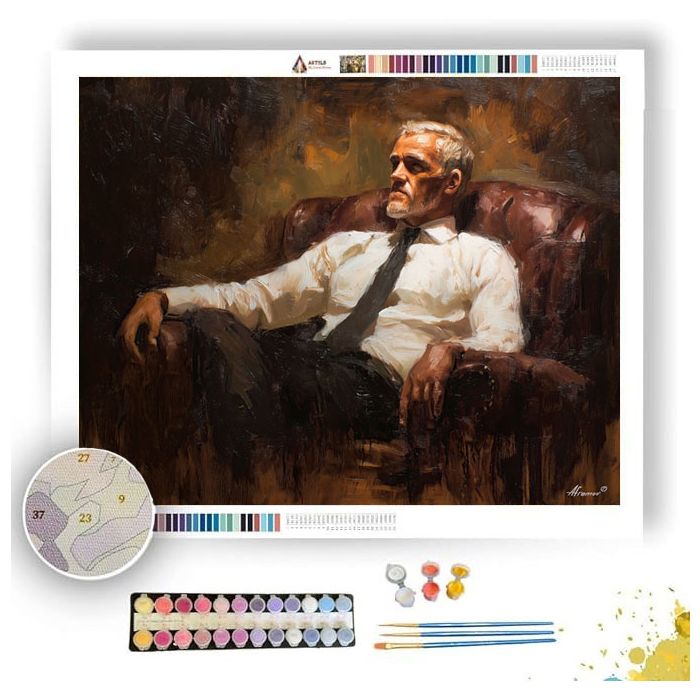 QUIET CONFIDENCE - Paint by Numbers Full Kit