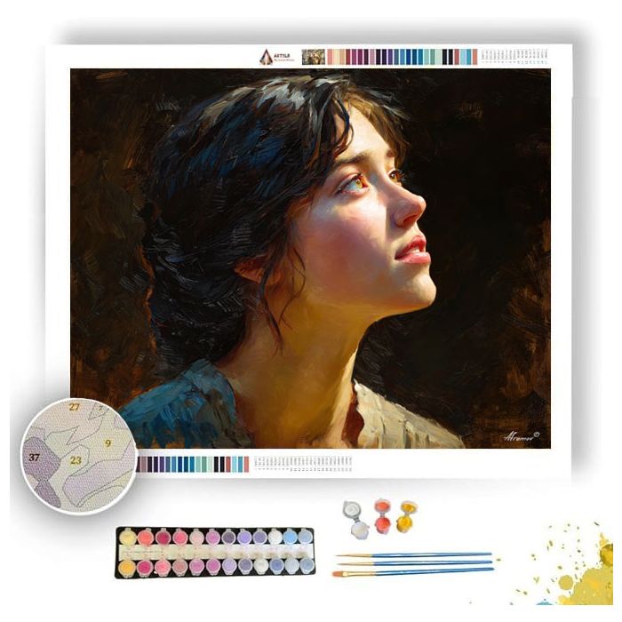 SIDE LIGHT STUDY - Paint by Numbers Full Kit