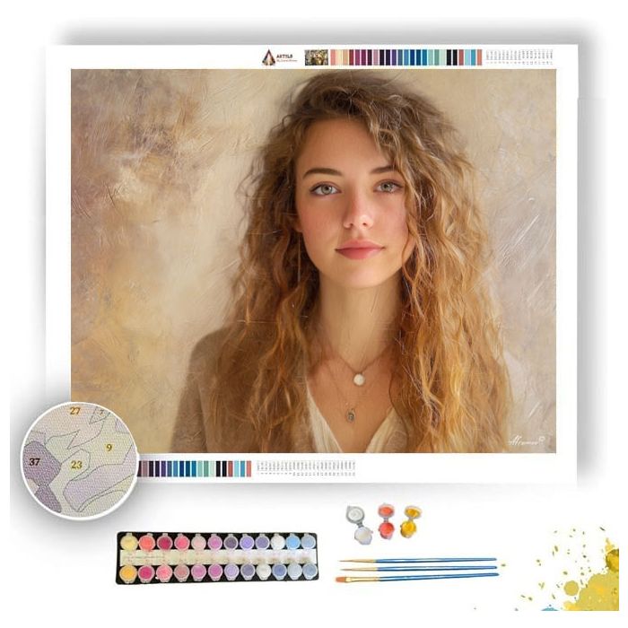 TEXTURED BACKGROUND - Paint by Numbers Full Kit