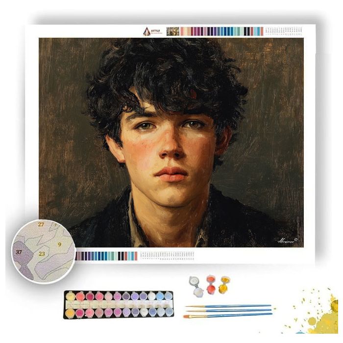 YOUTHFUL FOCUS - Paint by Numbers Full Kit