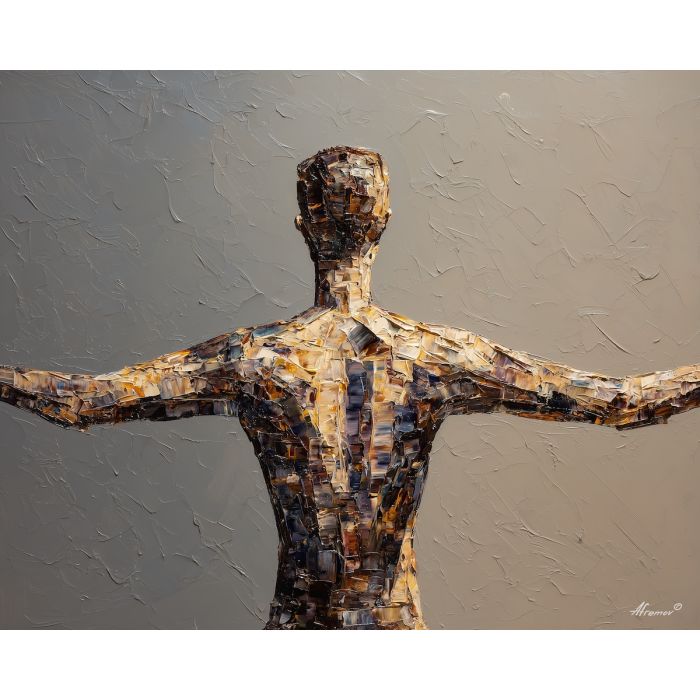 balanced, silent, palette knife, oil painting, impasto, thick paint, layered pigment, scraped texture, hand painted, fine art, expressive surface, material depth, painterly, atmospheric, visual rhythm, textured painting, studio art