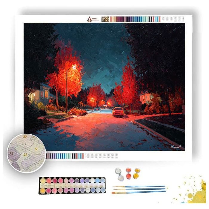 BLOOMING GLOWING - Paint by Numbers Full Kit