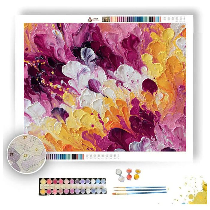 BLOOMING LUMINOUS - Paint by Numbers Full Kit