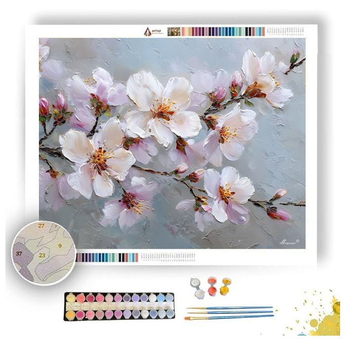 BLOOMING SUBTLE - Paint by Numbers Full Kit