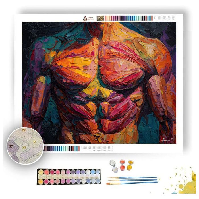 BRIGHT HIDDEN - Paint by Numbers Full Kit