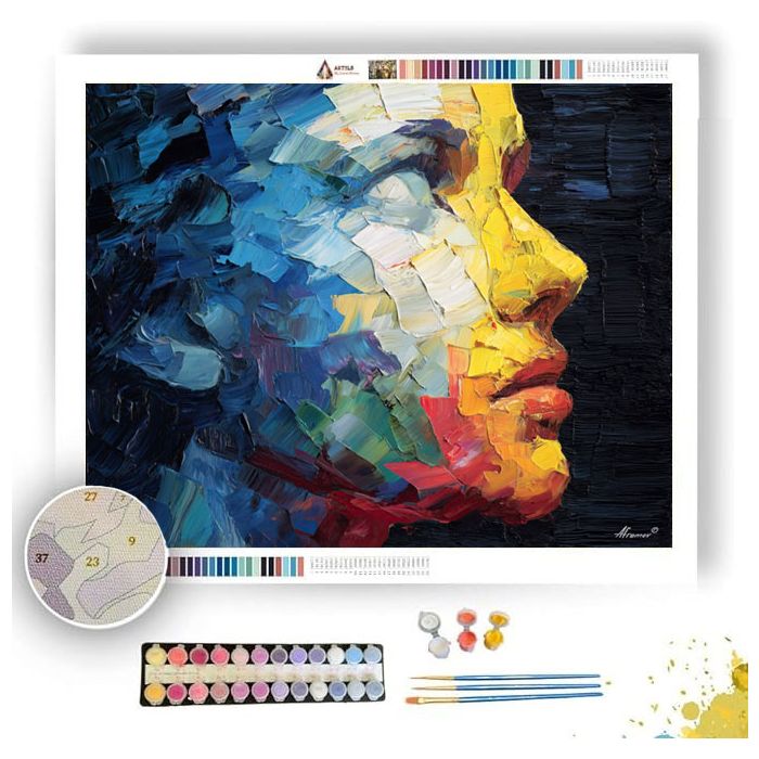 BRIGHT TENDER - Paint by Numbers Full Kit