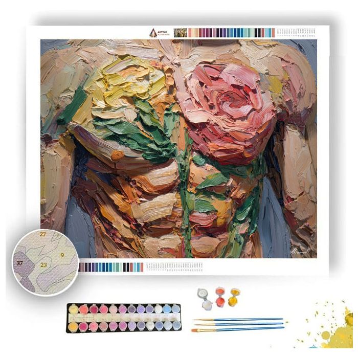 FADING BLOOMING - Paint by Numbers Full Kit