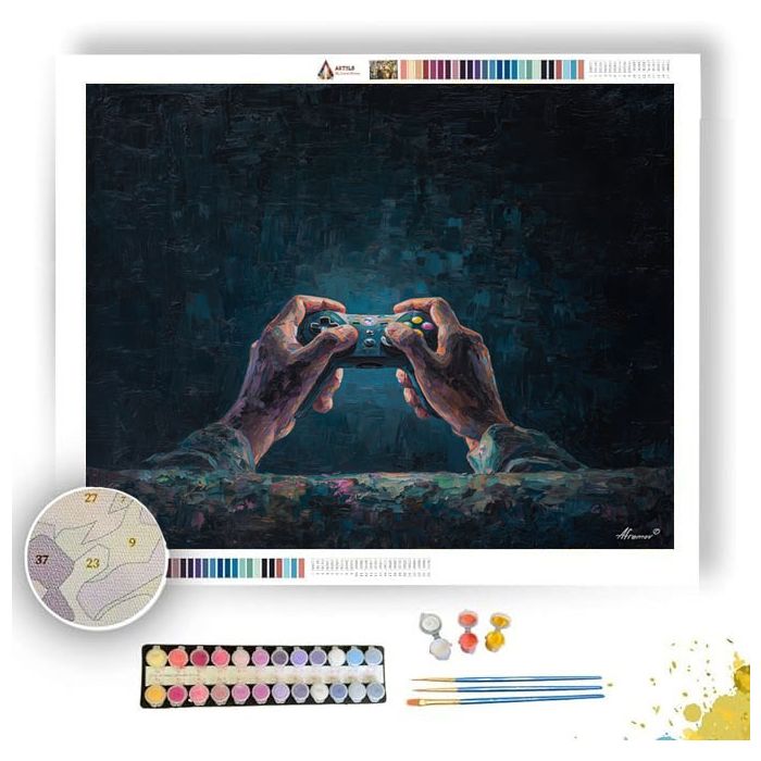 GENTLE BLOOMING - Paint by Numbers Full Kit