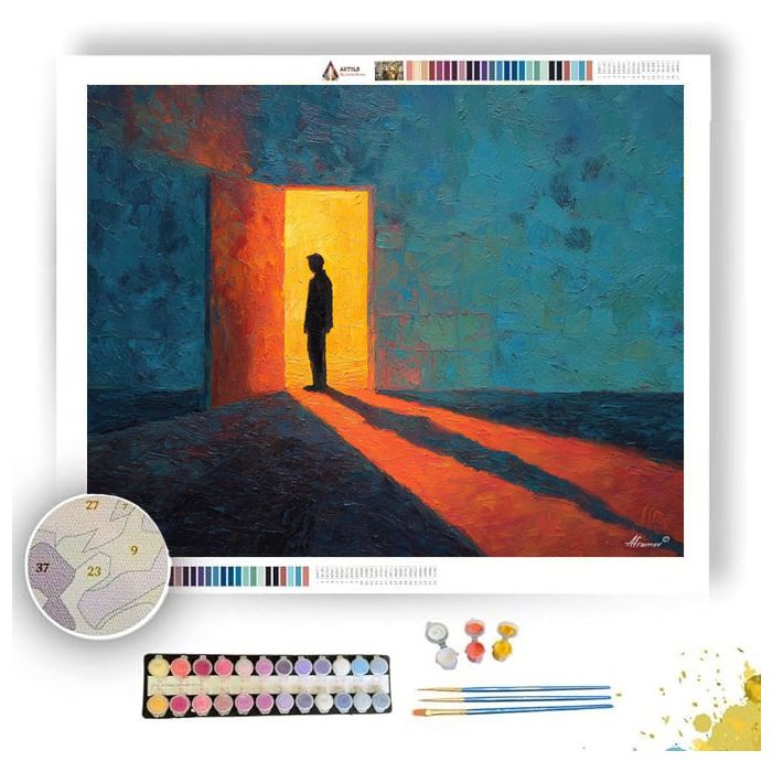 GLOWING NARROW - Paint by Numbers Full Kit