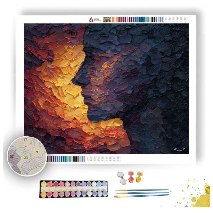 GLOWING PASSING - Paint by Numbers Full Kit