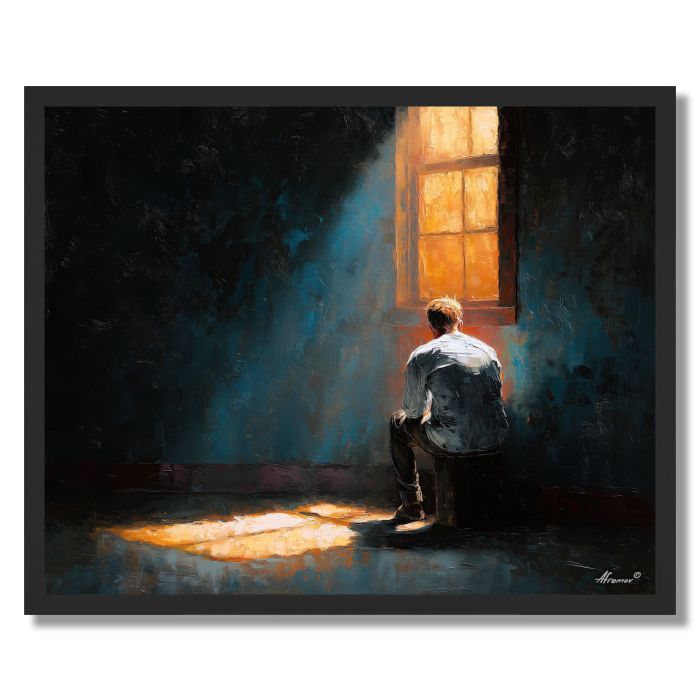 HELD LIGHT - FRAMED