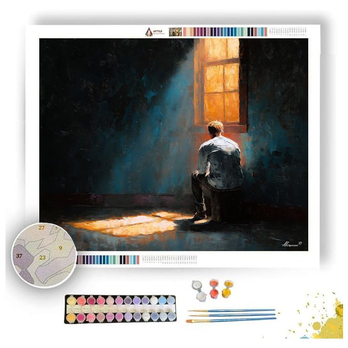HELD LIGHT - Paint by Numbers Full Kit