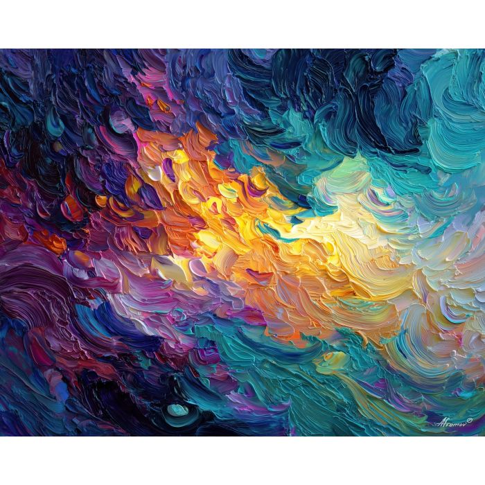 hidden, light, palette knife, oil painting, impasto, thick paint, layered pigment, scraped texture, hand painted, fine art, expressive surface, material depth, painterly, atmospheric, visual rhythm, textured painting, studio art