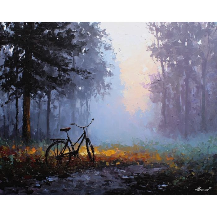 luminous, veiled, palette knife, oil painting, impasto, thick paint, layered pigment, scraped texture, hand painted, fine art, expressive surface, material depth, painterly, atmospheric, visual rhythm, textured painting, studio art