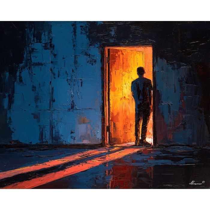 private, soft, palette knife, oil painting, impasto, thick paint, layered pigment, scraped texture, hand painted, fine art, expressive surface, material depth, painterly, atmospheric, visual rhythm, textured painting, studio art