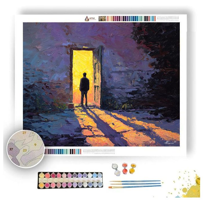 QUIET GLOWING - Paint by Numbers Full Kit