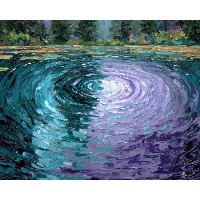 quiet, held, palette knife, oil painting, impasto, thick paint, layered pigment, scraped texture, hand painted, fine art, expressive surface, material depth, painterly, atmospheric, visual rhythm, textured painting, studio art