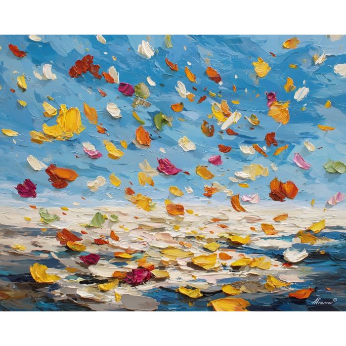 quiet, measured, palette knife, oil painting, impasto, thick paint, layered pigment, scraped texture, hand painted, fine art, expressive surface, material depth, painterly, atmospheric, visual rhythm, textured painting, studio art