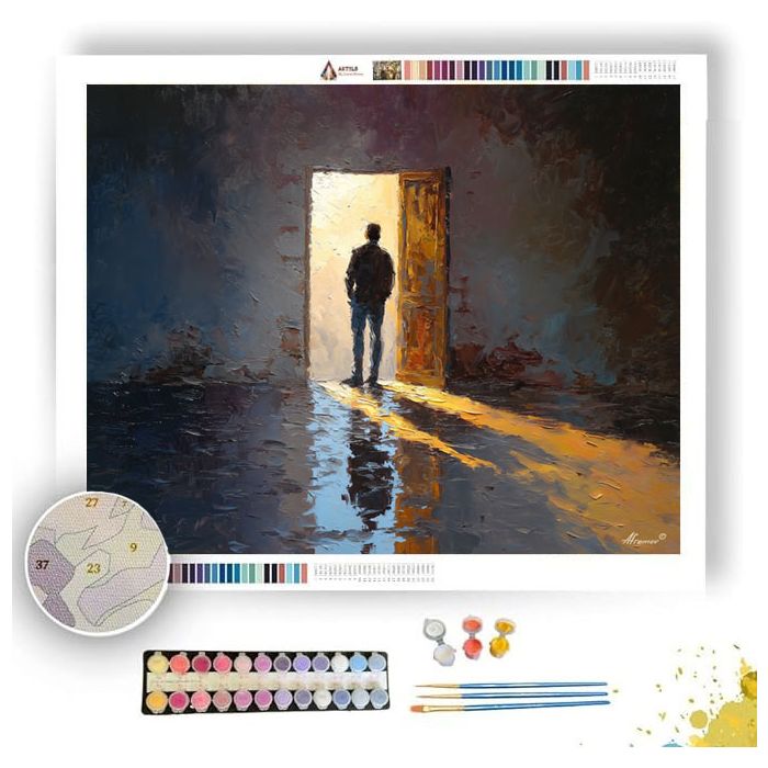 QUIET QUIET - Paint by Numbers Full Kit