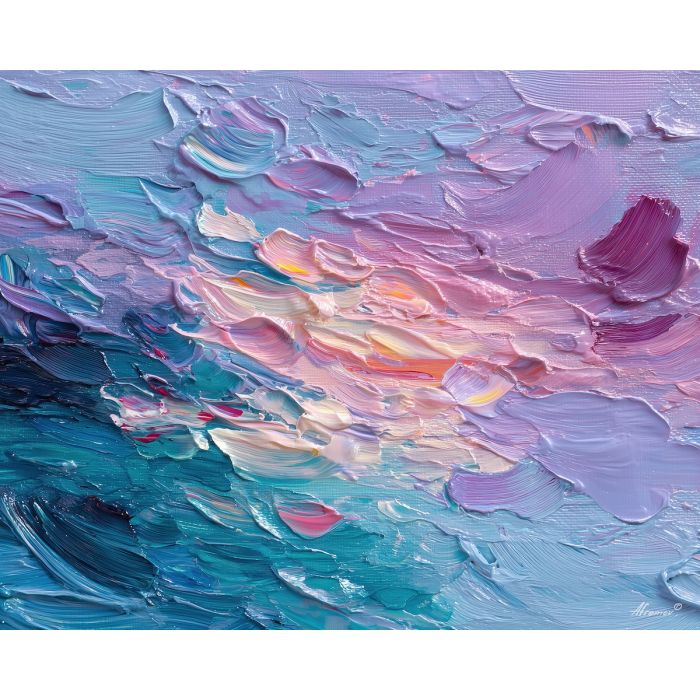 soft, palette knife, oil painting, impasto, thick paint, layered pigment, scraped texture, hand painted, fine art, expressive surface, material depth, painterly, atmospheric, visual rhythm, textured painting, studio art