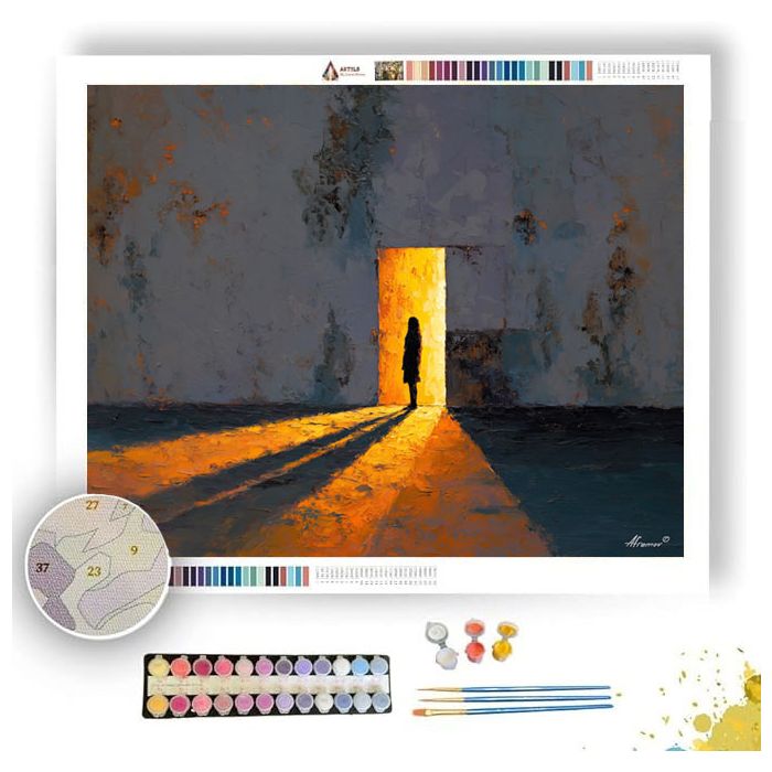 SUSPENDED OPEN - Paint by Numbers Full Kit