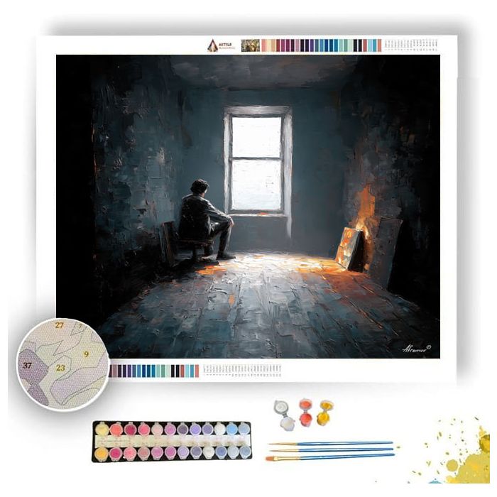 SUSPENDED SUBTLE - Paint by Numbers Full Kit