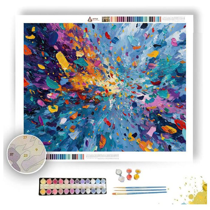 UNFOLDING MEASURED - Paint by Numbers Full Kit